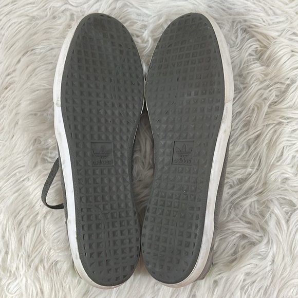 ADIDAS Grey/White Stripe Sneakers Size 13 - Picture 10 of 11